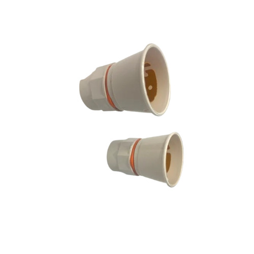 Electric Pendent Bulb Holder - ABS Plastic, Jumbo B22 Holder, 5 Amp, 240 Voltage | Ideal for Electrical Fitting, Elegant White Finish