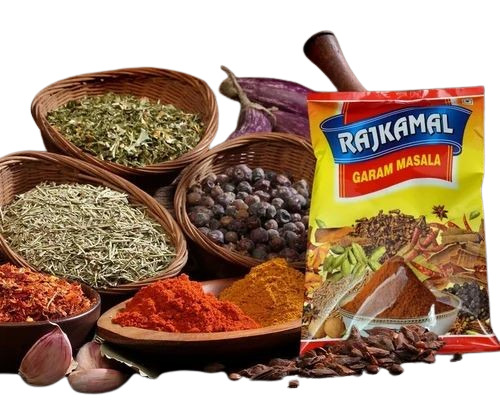 Garam Masala Packaging Pouch - PVC Material, Printed Design for Stylish and Durable Culinary Storage