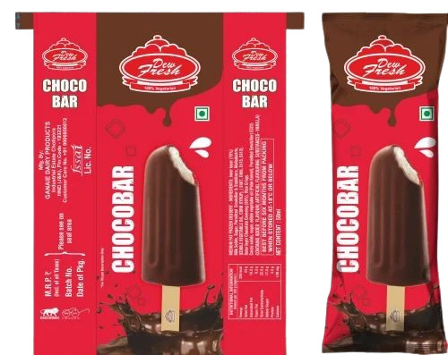 Ice Cream Packaging Pouch - BOPP Material Double Layer Lamination Multicolor Printed Design | Suitable for Ice Cream Packaging