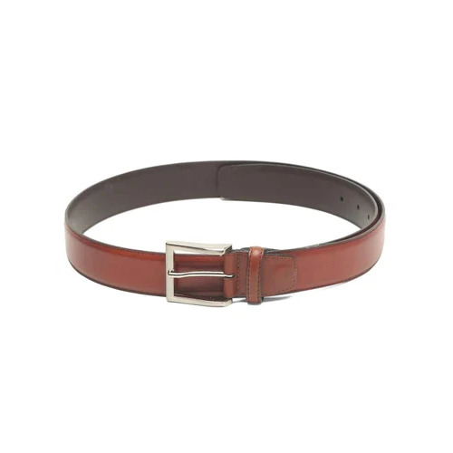 LX35-951 Mens Brown Leather Belt