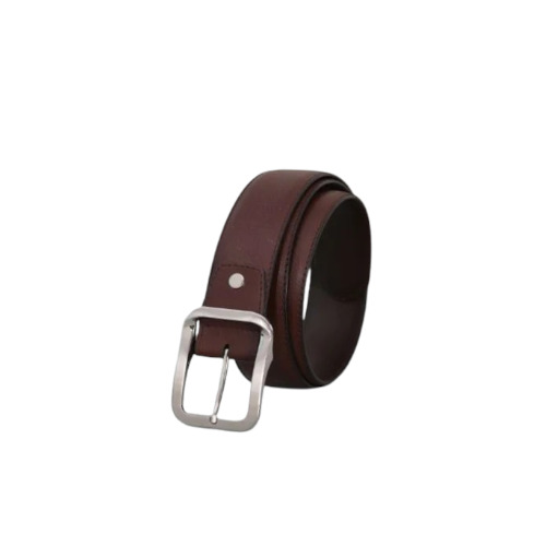 Men Brown Leather Belt