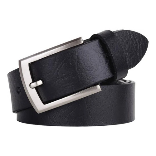 Mens Black & Brown Leather Formal Belt - Free Size, Stainless Steel Buckle | Ideal for Casual and Formal Occasions