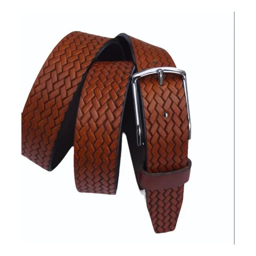 Men's Leather Belt - Free Size, Black & Brown | Zinc Buckle, Formal & Casual Wear
