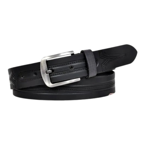 Mens Black & Brown Leather Belt - Length 42-52 Inches | Free Size, Alloy Buckle, Casual & Formal Occasions