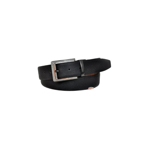 Mens Reversible Leather Belt - Leather Material Free Size (42-52 Inches) Black & Brown Color | Alloy Buckle Casual & Formal Occasion