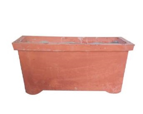 Outdoor Flower Pot - Crack Resistant Material, Glossy Finish, Customizable Color for Planting Use, Tested on Various Quality Parameters