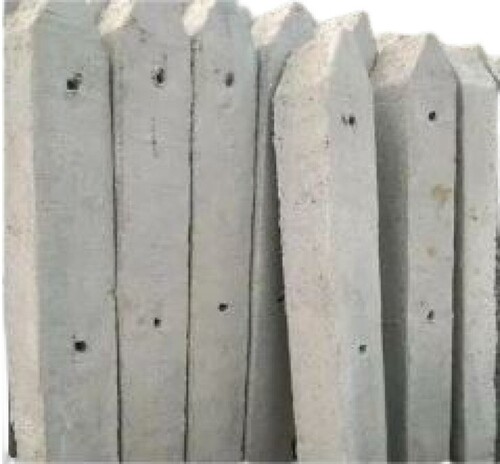 RCC Fencing Pole - RCC, Standard Size | Crack Resistance, Easy to Install, Quality Tested, Delivered on Time