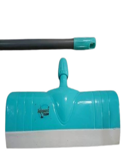 Rubber Floor Wiper - Stainless Steel Rod Multicolor Plastic & Rubber Blade | Easy to Clean Ideal for Floor Usage