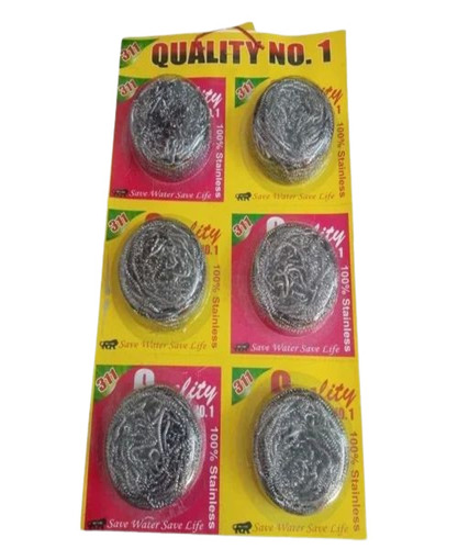 Foam Scrubbing Pads - Kitchen Cleaning Tool, Silver Color, Easy to Clean Foam Material