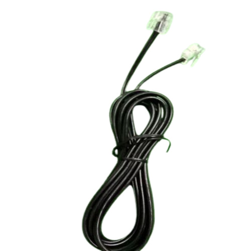Telephone Cable Wires - HDPE Insulation, 90m Length, 0.4mm Diameter, 2 Pairs | Black Color, Durable Copper Wire Design