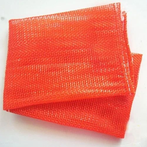 Vegetable PP Leno Bag - Polypropylene, Up to 50 kg Capacity, Available in Orange and Pink | Ideal for Fruit and Vegetable Storage, Plain Design