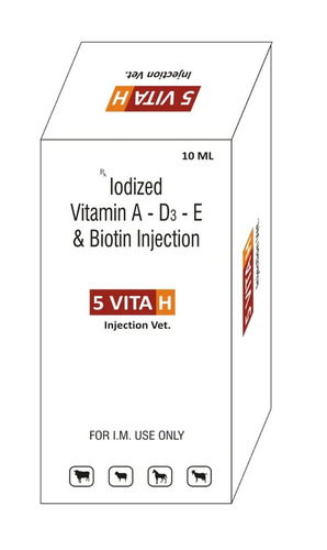 Vitamin A D3 E And H Veterinary Injection