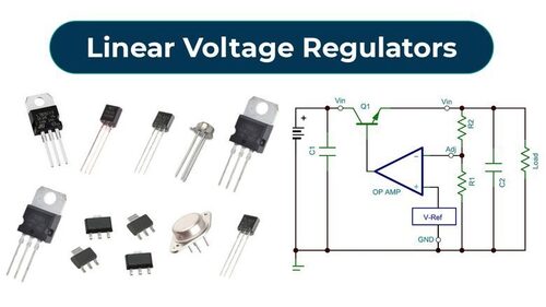 Voltage Regulator IC - Perfect Finish, Durable Design | Electric Power Source, Very Good Quality, 1 Year Warranty, Custom Size