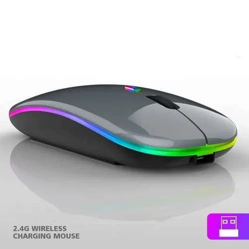 Wireless Mouse - Fiber Material, 50g Weight, Black Color | Wireless Functionality for Both Hand Orientation, Designed for Laptop and Computer