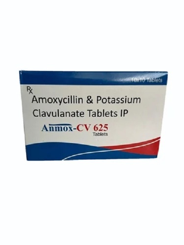 ANMOX-CV 625 - Medicine Grade, Amoxycillin And Potassium Clavulanate Tablets Ip | For Hospital, Clinic Use, Prescription Required