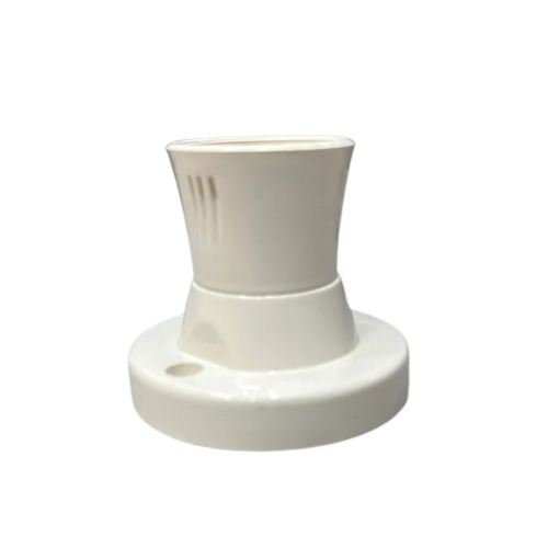 Batten Bulb Holder - Polycarbonate, 4x4x4 Inch Dimensions, Black Color | Application: Home & Hotels, Current Rating: 2 Amp, B22 Base Type