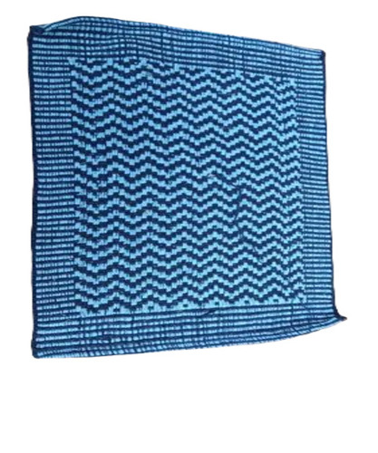 Cotton Door Mats - Cotton, 14x21 cm, Multicolor | Anti-Slip, Washable, Jacquard Pattern, Rectangular Shape, Perfect Finish