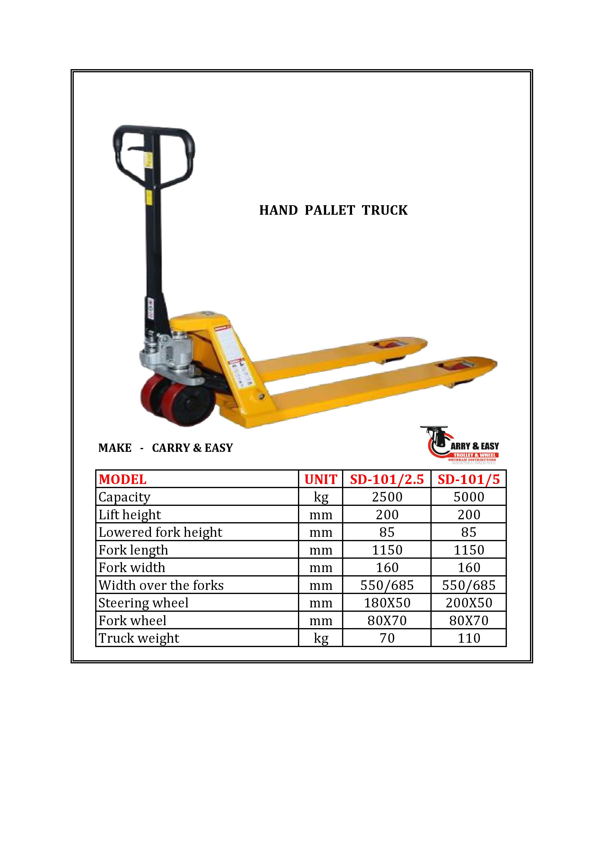 hand pallet truck