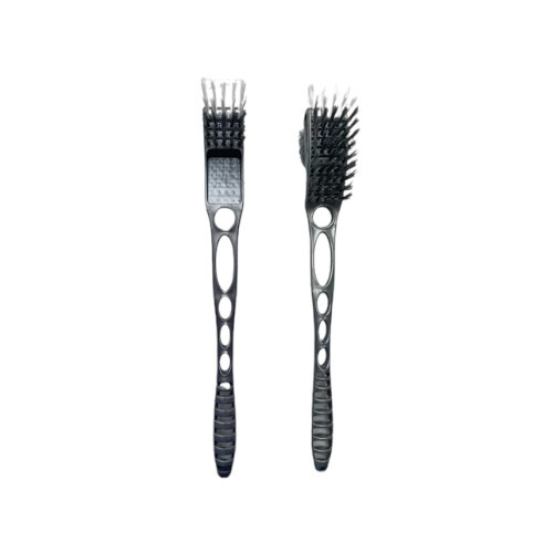 Polypropylene Soft Toilet Cleaning Brush - Soft Round Bristle, Plastic Handle, Black | Ideal for Toilet Cleaning with Durable PP Material