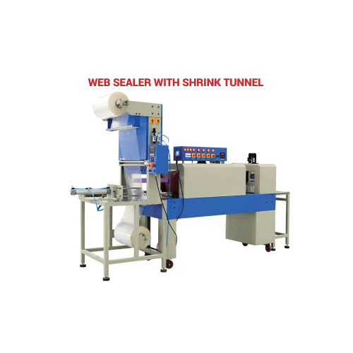 Semi Automatic Web Sealer With Shrink Tunnel