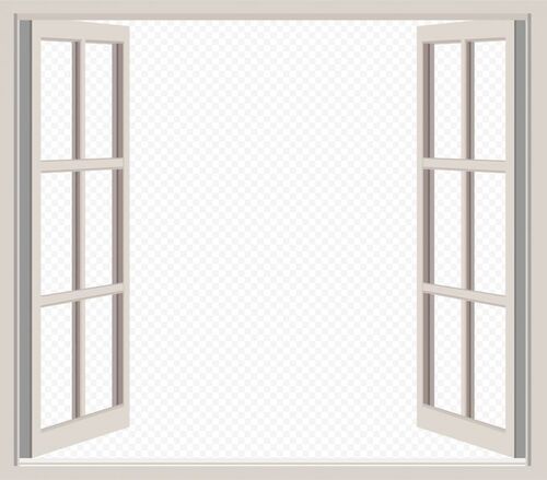 Wooden Window - Color: White