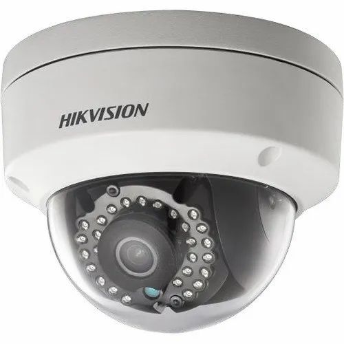Hikvision 2MP Analog Dome Camera - 1280 x 720 Resolution, CMOS Sensor, Wired, Day & Night Vision | Outdoor Use, Plastic Build, Ideal for Hotels and Schools