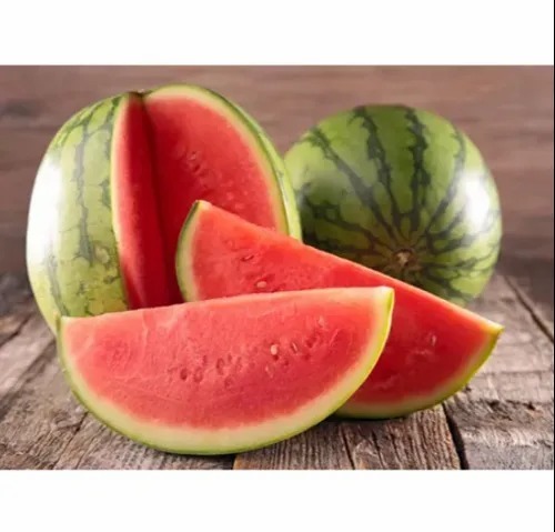 A Grade Watermelon - Loose Whole Fruit, Organic Quality, Sweet Taste, Green Color | Storage: Cool and Dry Place, Common Cultivation Type