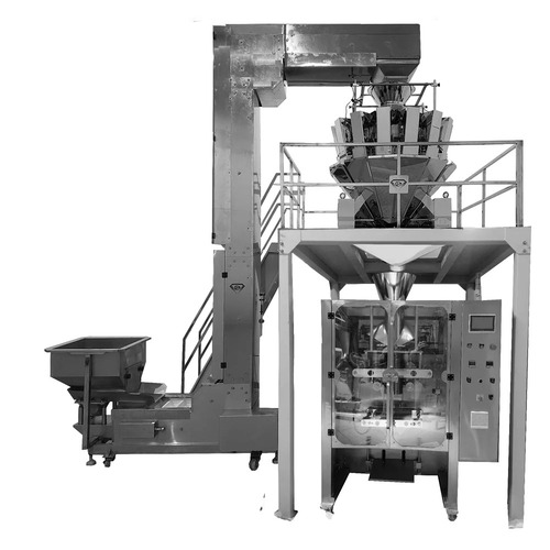 Automatic Poha Chivda Pouch Packaging Machine - Color: Silver