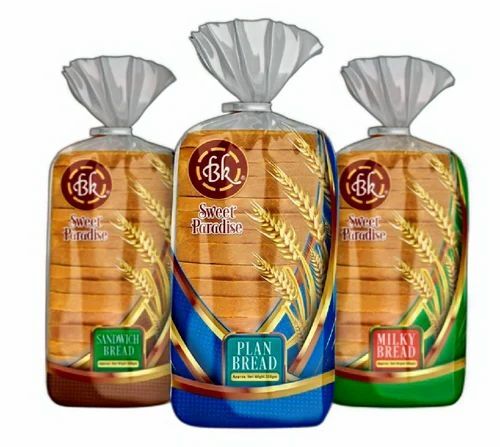 Bread Packaging Pouch - Plastic Material Printed Design | Durable and Versatile Packaging Solution for Baked Goods