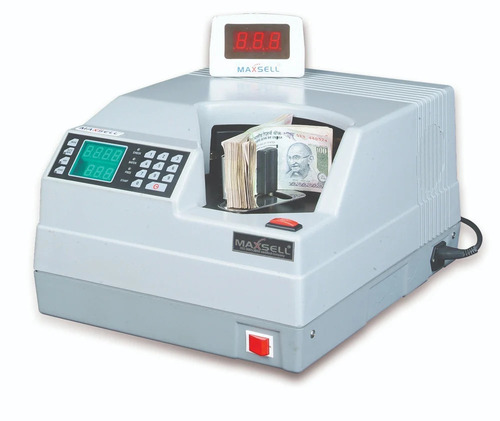 Maxsell Mx600 Floor Bundle Note Counter - Durable Electric Note Counting Machine | Automatic Detection, High Accuracy, LED External Display, LCD Counting Display