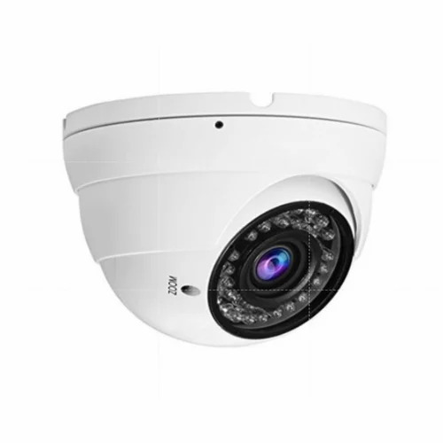 Samsung Dome CCTV Camera - Wired Digital 2 MP CMOS Sensor 15-20 m Range | White Mild Steel Alarm Feature Ideal for Office Hotels School Outdoor
