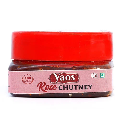 Yaos Chutney Rose Mouth Freshener - Sweet Flavor | Ideal for Mouth Freshening, Exquisite Taste and Aroma, Authentic Indian Experience