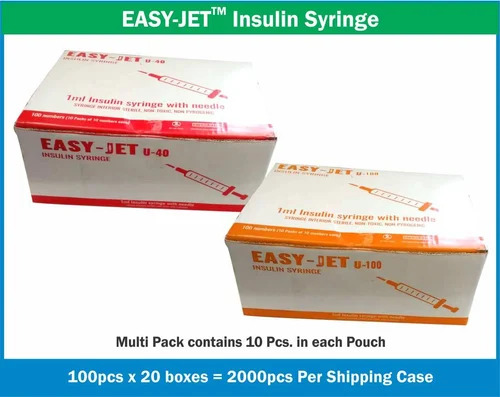1 ml Syringes Without Needle - New Disposable for Hospital and Clinic Applications | Single Use 1 ml Capacity