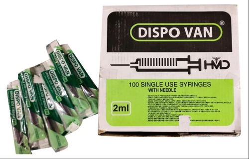 2 ml Dispo Van Syringe - Disposable, Single Use | Equipment Type: Syringes, Application: Hospital, Clinic