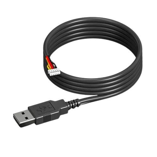 Fingerprint Scanner USB Cable - PVC Insulation, 2m Length, 9V Power Supply | Customizable Size, Optical Sensor Compatibility