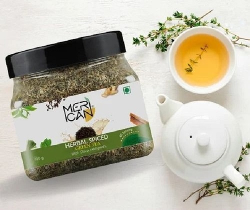 Fresh Green Tea - 100 gm Organic Green Tea Leaves Blend, Includes Moringa, Black Pepper, Cinnamon, Ginger | Sugar Free, Natural Ingredients, 12 Months Shelf Life