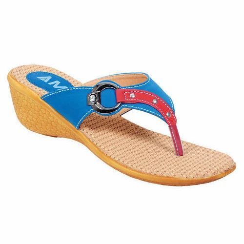 Ladies Fancy Slipper - Rubber Material, Sizes 6-10, Multicolor Design | Comfortable Flat Sole, Slip-Resistant, Lightweight, Breathable, Skin-Friendly, Ideal for Daily Walking