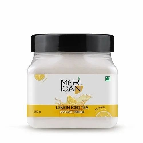 Lemon Ice Tea Instant Premix - 350 gm Instant Powder Mix, Black Tea Extract with Natural Lemon Flavor - Smooth Taste, Detoxifying Blend