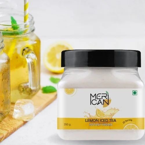Lemon Instant Tea Premix - 350 gm Plastic Jar | Smooth Taste Antioxidant-rich Health Tea Quick Preparation