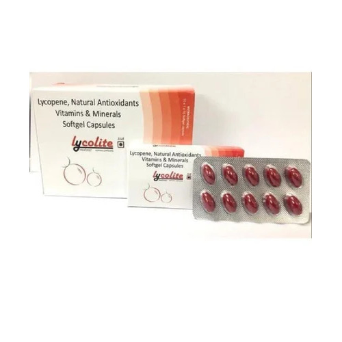 Lycopene Natural Antioxidants Softgel Capsule - Antioxidant Support, Promotes Overall Health | Prescription Use, 24 Months Shelf Life, Best With Water