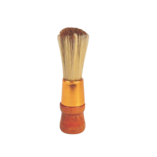 Venus 999 Barber Shave Brush - Wood Material, 3 Inch Bristle Length, 90 gm Weight, Brown and Golden Color | Multiple Use, External Use, Male Gender