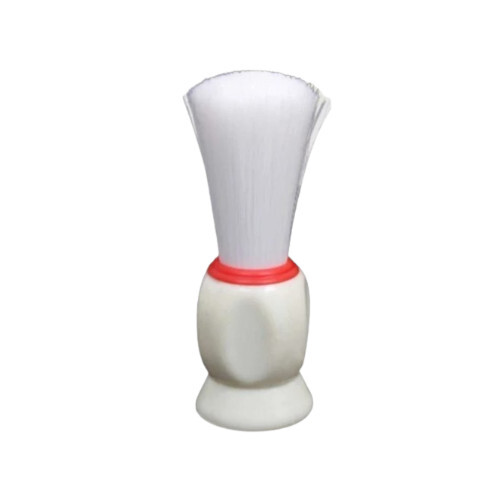 Venus Feather Feel Shave Brush - Nylon Bristles, 3 Inch Length, White Color | Durable Plastic Material, External & Multiple Use for Men