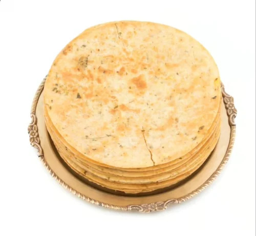 8 Inch Cheese Khakhra - Vegetarian, Crispy Texture | Salty Flavor, Tasty Snack