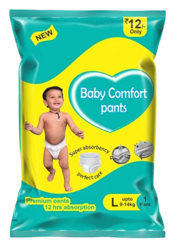 Babies Diaper Packaging Pouch - Plastic Material, Stand Up Pouch, Matte Finish, Double Layer Lamination | Ideal for Health & Pharmaceutical Applications