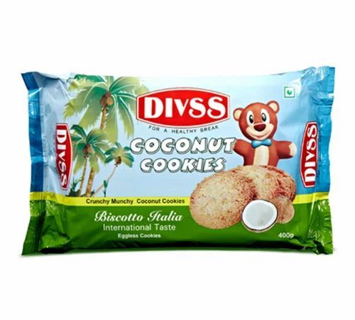 Cookies Packaging Pouch - 400g Capacity, Printed Design, PET Material, Thickness 0.5-2mm | Ideal for Storing Delicious Cookies