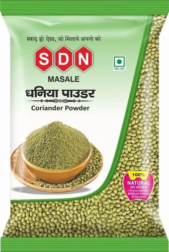 Coriander Powder Packaging Pouch - Printed Plastic Material | Durable and Lightweight Design, Ideal for Food Storage Solutions