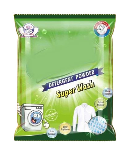 Detergent Powder Packaging Pouch - 1 Kg Capacity Printed PP Pillow Pouch | Durable Polypropylene Material for Enhanced Performance