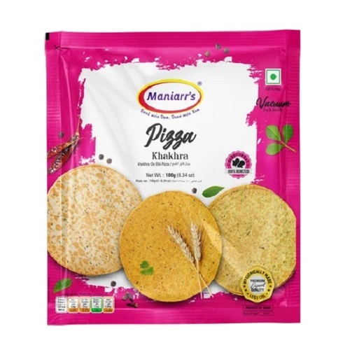 Dry Pizza Khakhra - Vegetarian Style, Crispy Texture | Salty Flavor, Deliciously Tasty, Perfect Dry Snack for All Occasions