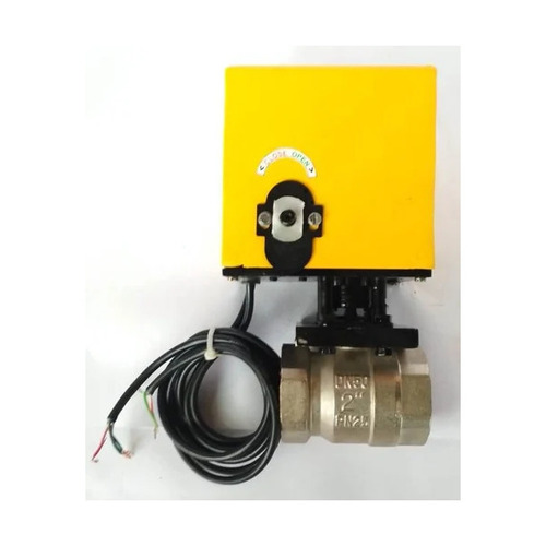 Electric Brass Ball Valve With Manual Override