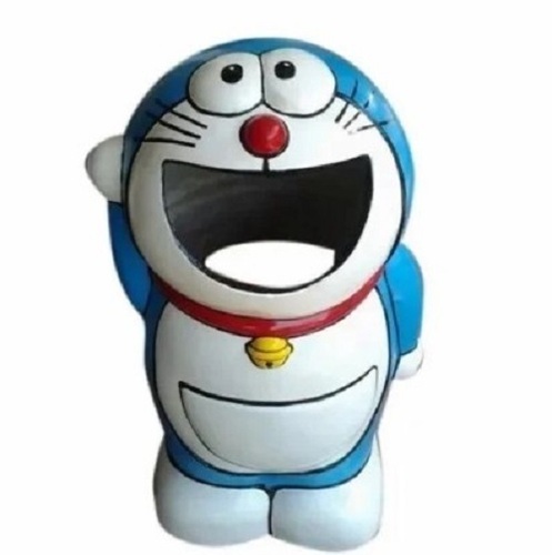 FRP Small Doraemon Dustbin